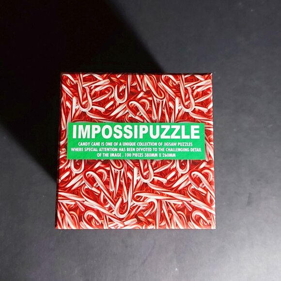 100 Piece Candy Cane Impossipuzzle - Picture 1 of 5